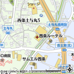 ファッションセンターしまむら西条店周辺の地図