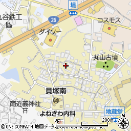 大阪府貝塚市地藏堂229周辺の地図