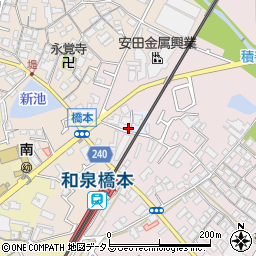 大阪府貝塚市石才631-6周辺の地図