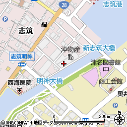 沖物産株式会社　大阪湾工場周辺の地図