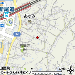 広島県尾道市栗原町8358-1周辺の地図