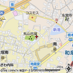 大阪府貝塚市地藏堂196周辺の地図