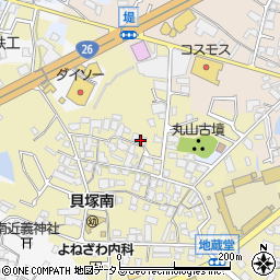 大阪府貝塚市地藏堂202周辺の地図