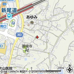 広島県尾道市栗原町8358周辺の地図