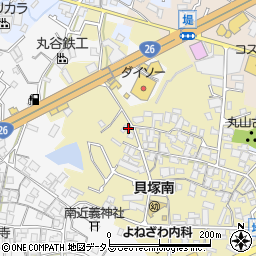大阪府貝塚市地藏堂216-3周辺の地図