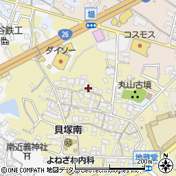 大阪府貝塚市地藏堂203周辺の地図