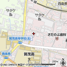 広島県東広島市西条西本町14-12周辺の地図