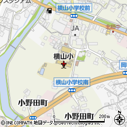 和泉市立横山小学校周辺の地図
