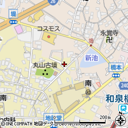 大阪府貝塚市地藏堂194-15周辺の地図