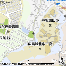 戸坂出江第一公園トイレ周辺の地図