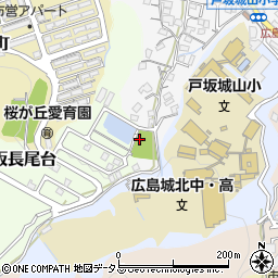 戸坂出江第一公園周辺の地図