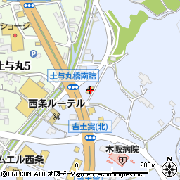 セブンイレブン東広島土与丸橋店周辺の地図