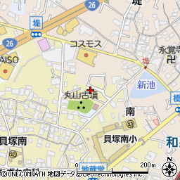 大阪府貝塚市地藏堂194-7周辺の地図