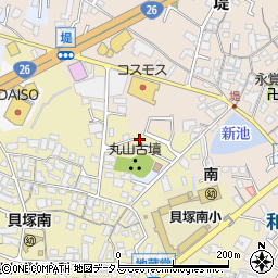 大阪府貝塚市地藏堂194-23周辺の地図