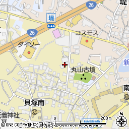 大阪府貝塚市地藏堂190周辺の地図