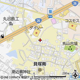 大阪府貝塚市地藏堂206周辺の地図
