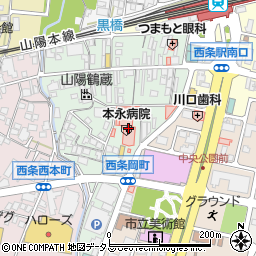 医療法人社団樹章会本永病院周辺の地図