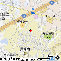 大阪府貝塚市地藏堂185周辺の地図