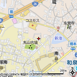 大阪府貝塚市地藏堂194周辺の地図