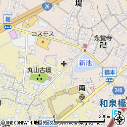 大阪府貝塚市地藏堂298周辺の地図