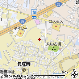大阪府貝塚市地藏堂186周辺の地図