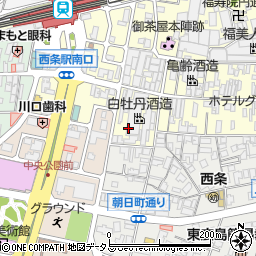 広島県東広島市西条本町周辺の地図