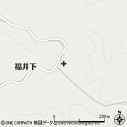 山口県萩市福井下1222周辺の地図
