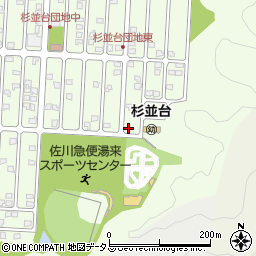 広島県広島市佐伯区杉並台54-10周辺の地図