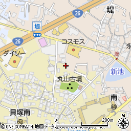 大阪府貝塚市地藏堂148周辺の地図