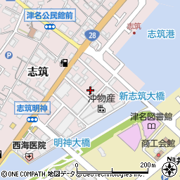 津名陸運株式会社周辺の地図