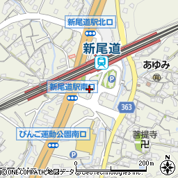 ニッポンレンタカー新尾道駅前営業所周辺の地図