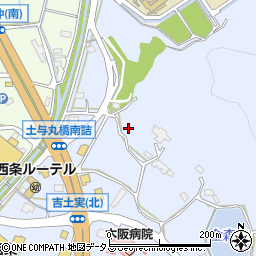 広島県東広島市西条町土与丸1463周辺の地図