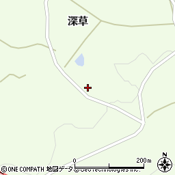 兵庫県淡路市深草736周辺の地図