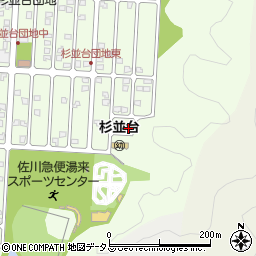 広島県広島市佐伯区杉並台55-10周辺の地図