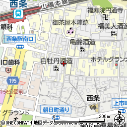 東広島市駅前第一自転車駐輪場周辺の地図