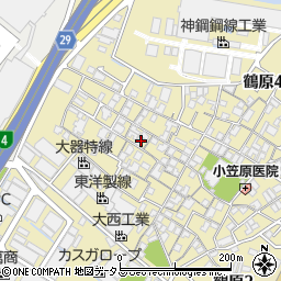 大阪府泉佐野市鶴原3丁目2周辺の地図
