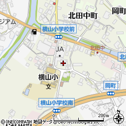 いずみの農業協同組合　横山購買店舗周辺の地図