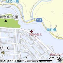 大阪府河内長野市美加の台2丁目2周辺の地図