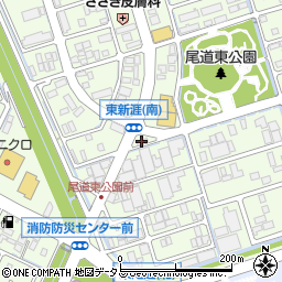 もち吉尾道店周辺の地図