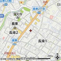 丸亀製麺 広島長束店周辺の地図