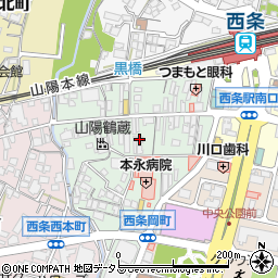 株式会社中国新聞アド　東広島営業所周辺の地図