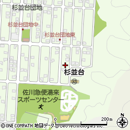 広島県広島市佐伯区杉並台54周辺の地図