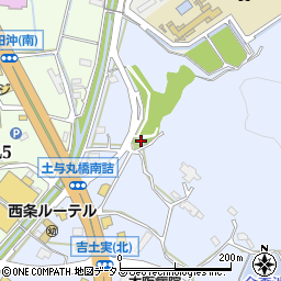 広島県東広島市西条町土与丸1452周辺の地図