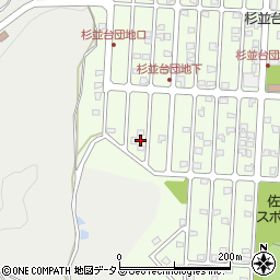 広島県広島市佐伯区杉並台3-15周辺の地図