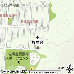 広島県広島市佐伯区杉並台56-5周辺の地図