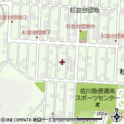 広島県広島市佐伯区杉並台7周辺の地図