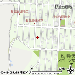 広島県広島市佐伯区杉並台5周辺の地図