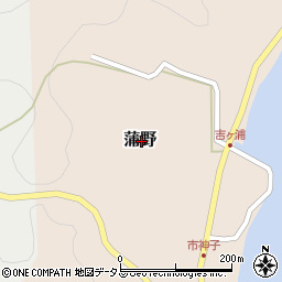香川県小豆郡小豆島町蒲野周辺の地図