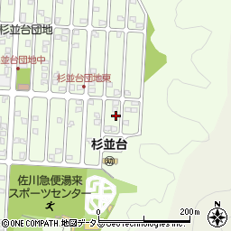 広島県広島市佐伯区杉並台56-8周辺の地図
