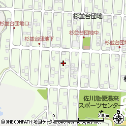 広島県広島市佐伯区杉並台7-4周辺の地図